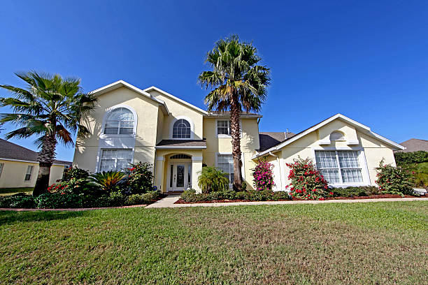 Large Florida Home stock photo