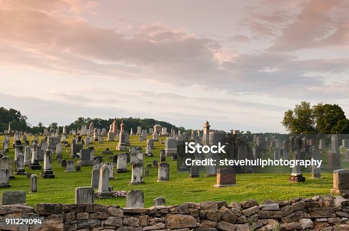 istock Large Graveyard in the Country 911229094