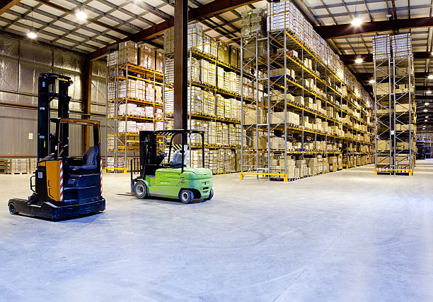 Large warehouse stock photo