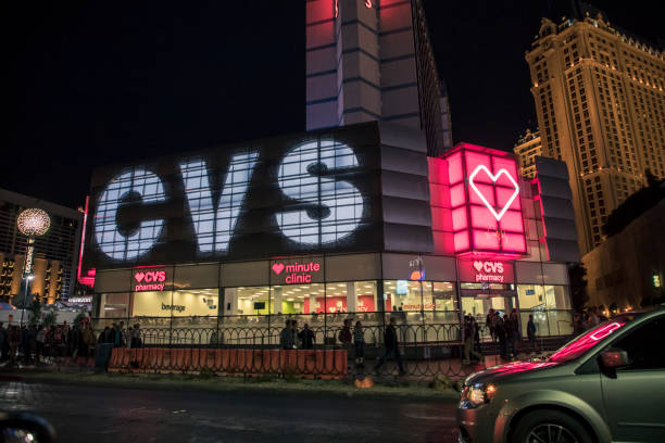 Las Vegas Strip - CVS stock photo