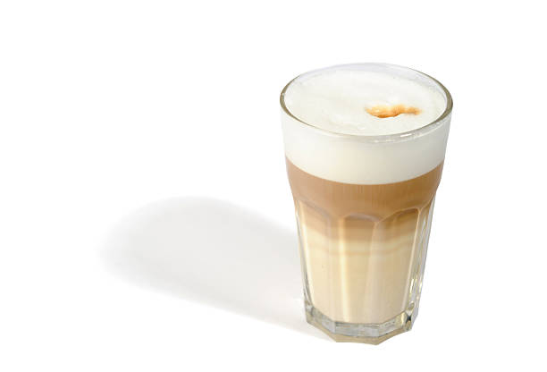 latte macchiato - "cafe macchiato" foto e immagini stock