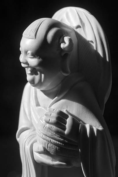 Laughing Buddha stock photo