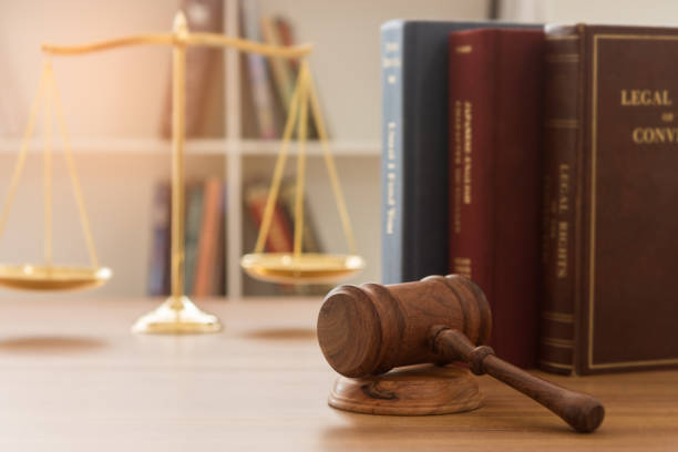 Law  Legal Concept Law, Legal Concept. Judge gavel with law book, scales of justice in courtroom. sentencing stock pictures, royalty-free photos & images