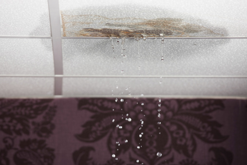 Leaking water from the ceiling