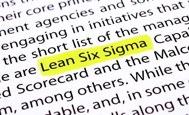 Lean Six Sigma stock photo
