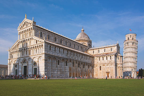 Leaning tower of Pisa, Italy stock photo