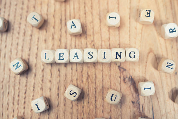 Leasing concept with letters  buy single word stock pictures, royalty-free photos & images