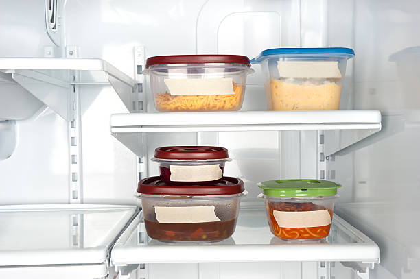 Leftovers in tupperware  plastic container stock pictures, royalty-free photos & images