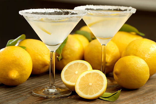 Lemon Martini's stock photo
