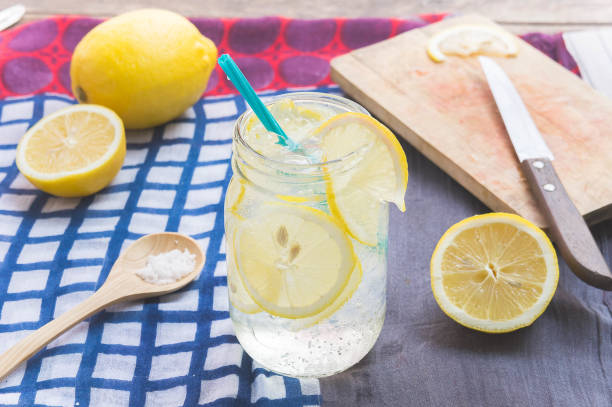 jugo de limonada, sabroso - foto de stock