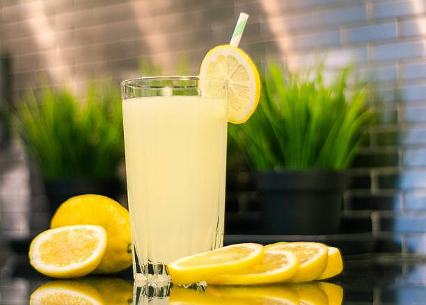 Lemonoade in kitchen stock photo