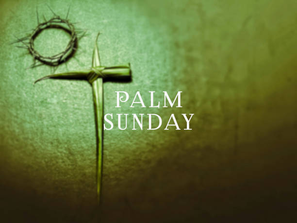 Lent Season,Holy Week and Good Friday Concepts Palm Sunday text background. Lent Season,Holy Week and Good Friday concepts. Stock photo. good friday stock pictures, royalty-free photos & images