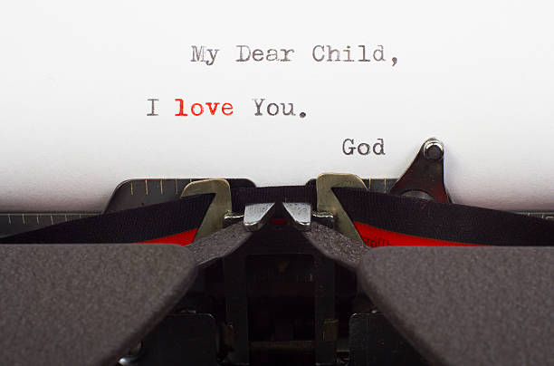 Letter from God Letter from God about His love god stock pictures, royalty-free photos & images