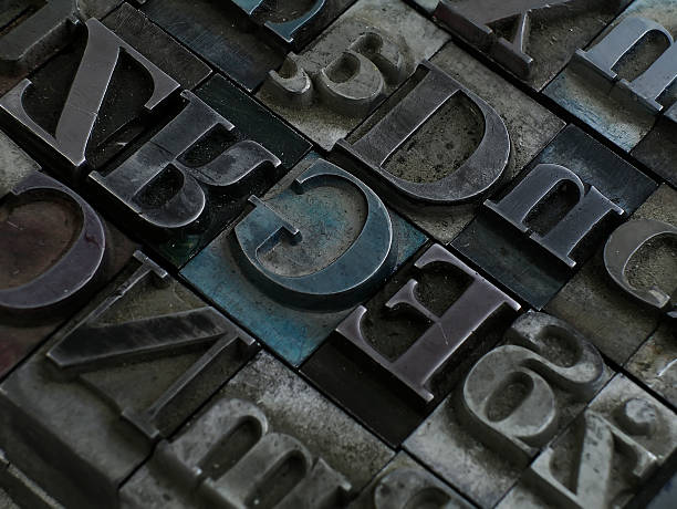 letter G  linotype stock pictures, royalty-free photos & images