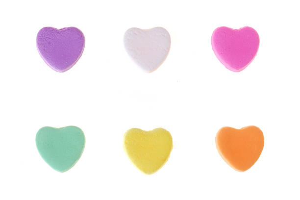 Lg Candy Hearts stock photo