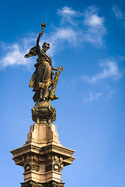 Liberty Statue, Quito stock photo