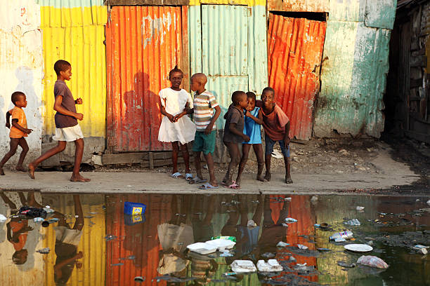 Life after the Earthquake, Haiti stock photo