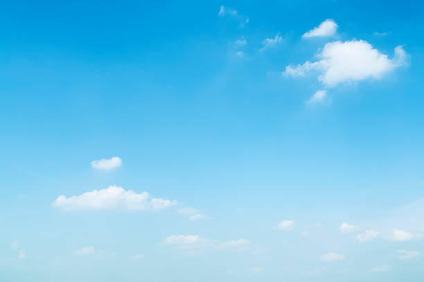 Light Blue Sky. Beautiful summer sky. sky only stock pictures, royalty-free photos & images