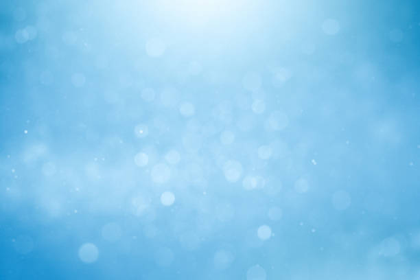 Light bokeh Defocused background light blue stock pictures, royalty-free photos & images