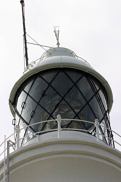 Lighthouse close up stock photo
