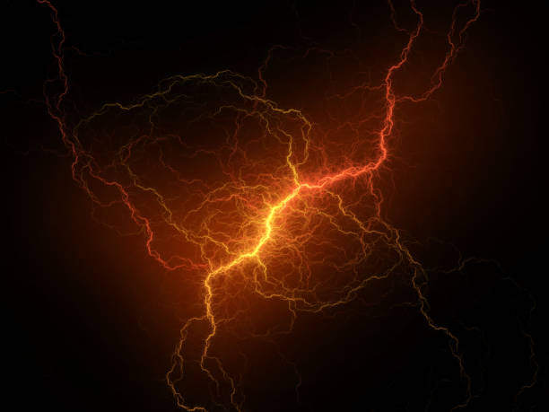 lightning stock photo