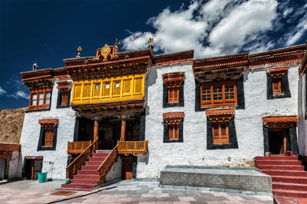 Likir monastery. Ladakh, India Likir Gompa (Tibetan Buddhist monastery). Ladakh, India gompa stock pictures, royalty-free photos & images