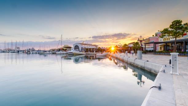 Limassol Marina, Cyprus stock photo