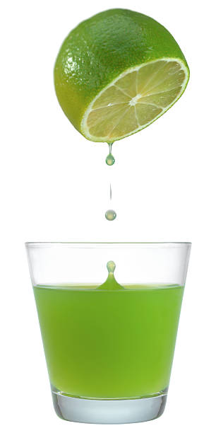 Lime juice. stock photo