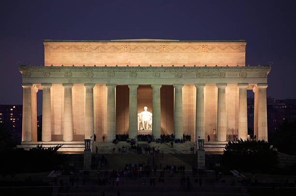 Lincoln Memorial, Washington DC stock photo