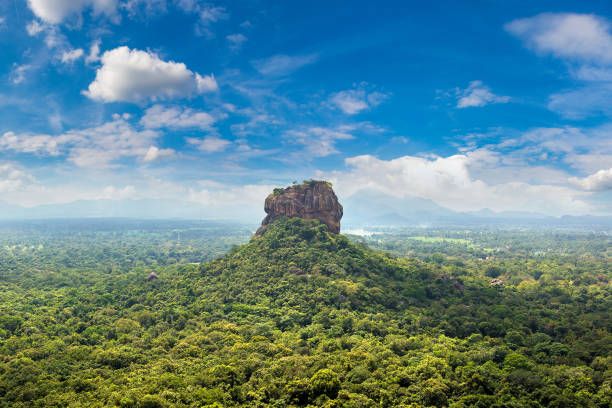 Lion Rock in Sigiriya, Sri Lanka stock photo