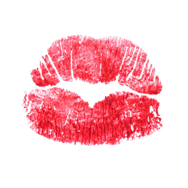 Lipstick Kiss Stock Photos, Pictures & Royalty-Free Images - iStock