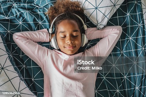 istock A little African American girl enjoys her free time at home 1285362966