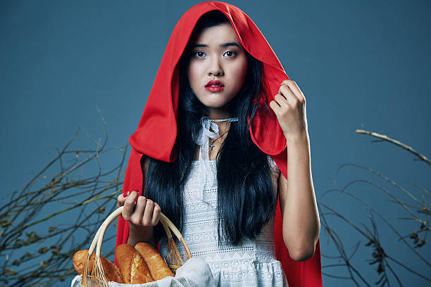 little red riding hood stock photo