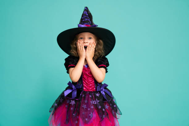 Child's Turquoise Witch Costume 