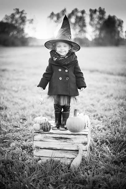 Little witch stock photo
