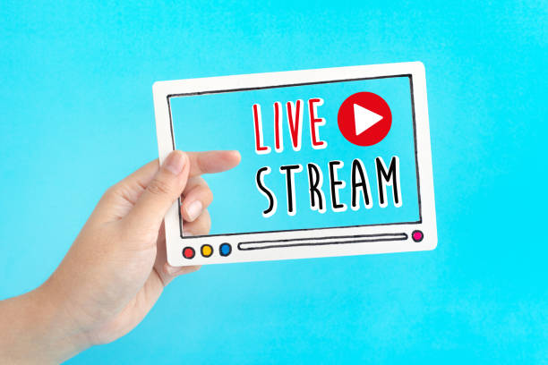 Live streaming or online entertainment concepts with female holding video fram. Live streaming or online entertainment concepts with female holding video fram.
movie,broadcast device live streaming stock pictures, royalty-free photos & images