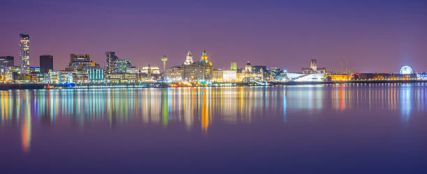Liverpool Skyline The lovely citysacpe of Liverpool merseyside stock pictures, royalty-free photos & images
