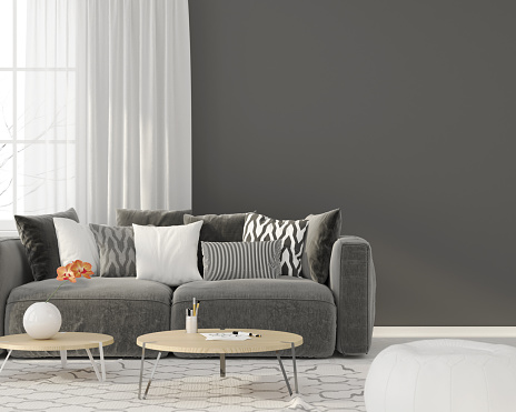 living sofa gray
