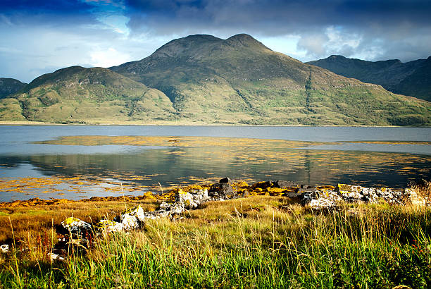 Loch on Isle of Mull stock photo