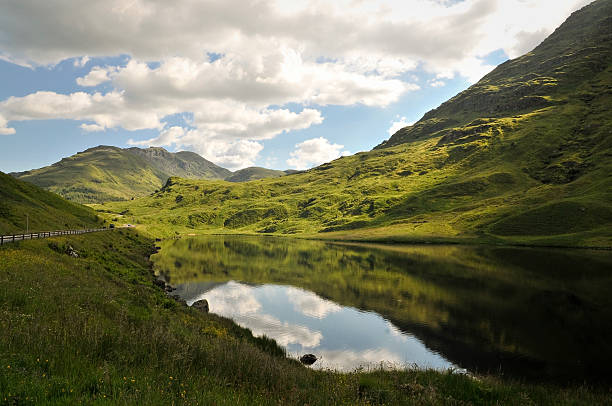 Loch Restil Highland Scotland stock photo