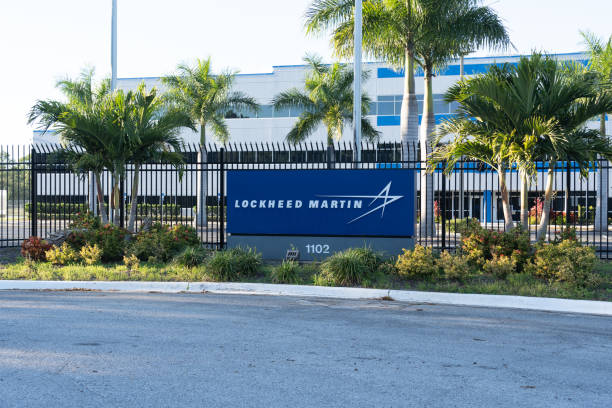 Lockheed Martin building in Titusville, Fl, USA stock photo