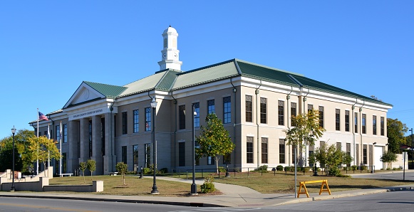 Logan County Court Of Justice Stock Photo - Download Image Now - iStock