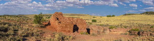 Lomaki Pueblo stock photo