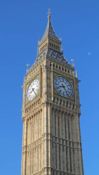London Big Ben Houses of Parliament stock photo