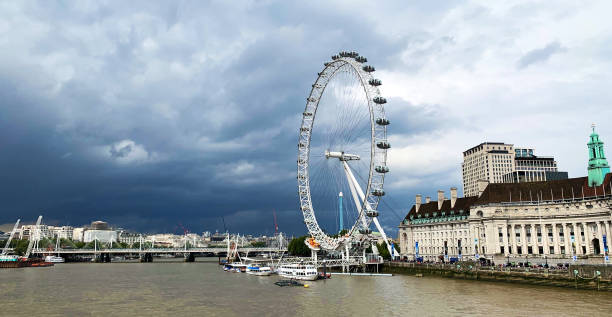 London Eye stock photo