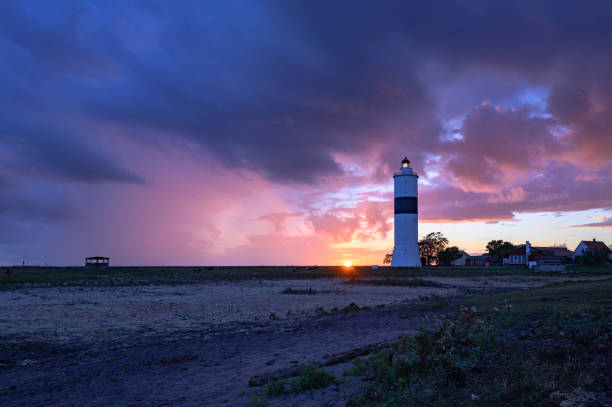 långe jan lighthouse - öland bildbanksfoton och bilder