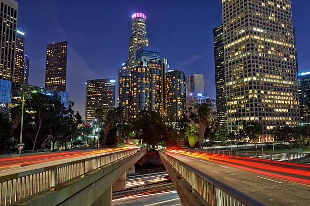 Los Angeles Skyline stock photo