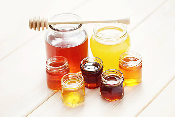 lots of honey stock photo
