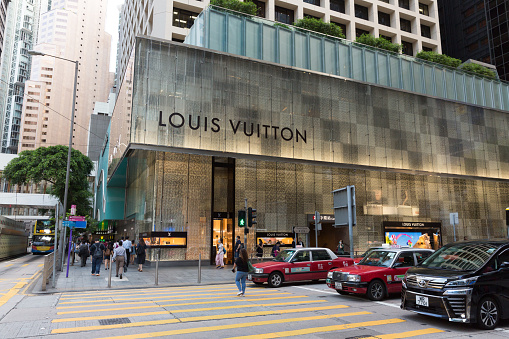 Louis Vuitton Flagship Store Stock Photo - Download Image Now - iStock