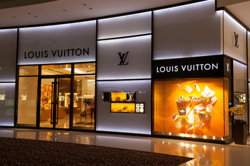 Louis Vuitton Store In The Dubai Mall Stock Photo - Download Image Now - iStock